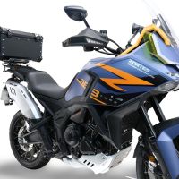 GPR TECH compatible with  Zontes 703 F 2025/2026 GPR TECH Top case in aluminum, black color with specific plate included Capacity 55 LT.