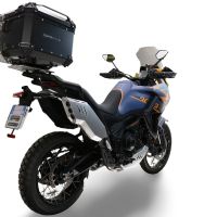 GPR TECH compatible with  Zontes 703 F 2025/2026 GPR TECH Top case in aluminum, black color with specific plate included Capacity 55 LT.