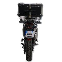 GPR TECH compatible with  Zontes 703 F 2025/2026 GPR TECH Top case in aluminum, black color with specific plate included Capacity 55 LT.