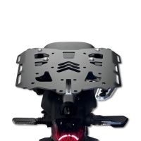 GPR TECH compatible with  Zontes 703 F 2025/2026 GPR TECH Specific fitting plate Top Case ALPITECH 35>55 LT compatible with original luggage rack,stainless steel made with 4 anchor points