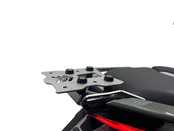 Roof rack GPR TECH compatible with  Zontes 368 G 2025/2026 GPR TECH Specific rear rack Top Case ALPITECH 26 > 35 LT Rear rack,stainless steel made with 4 anchor points