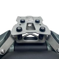 Roof rack GPR TECH compatible with  Zontes 368 G 2025/2026 GPR TECH Specific rear rack Top Case ALPITECH 26 > 35 LT Rear rack,stainless steel made with 4 anchor points